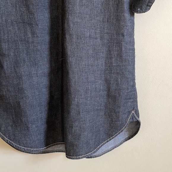 Chaps dark grey denim shirt dress - Picture 6 of 6